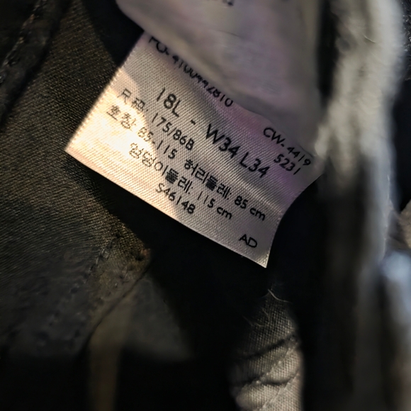 Levi's Signature Modern Boot Cut Black Jeans Long - Picture 5 of 6